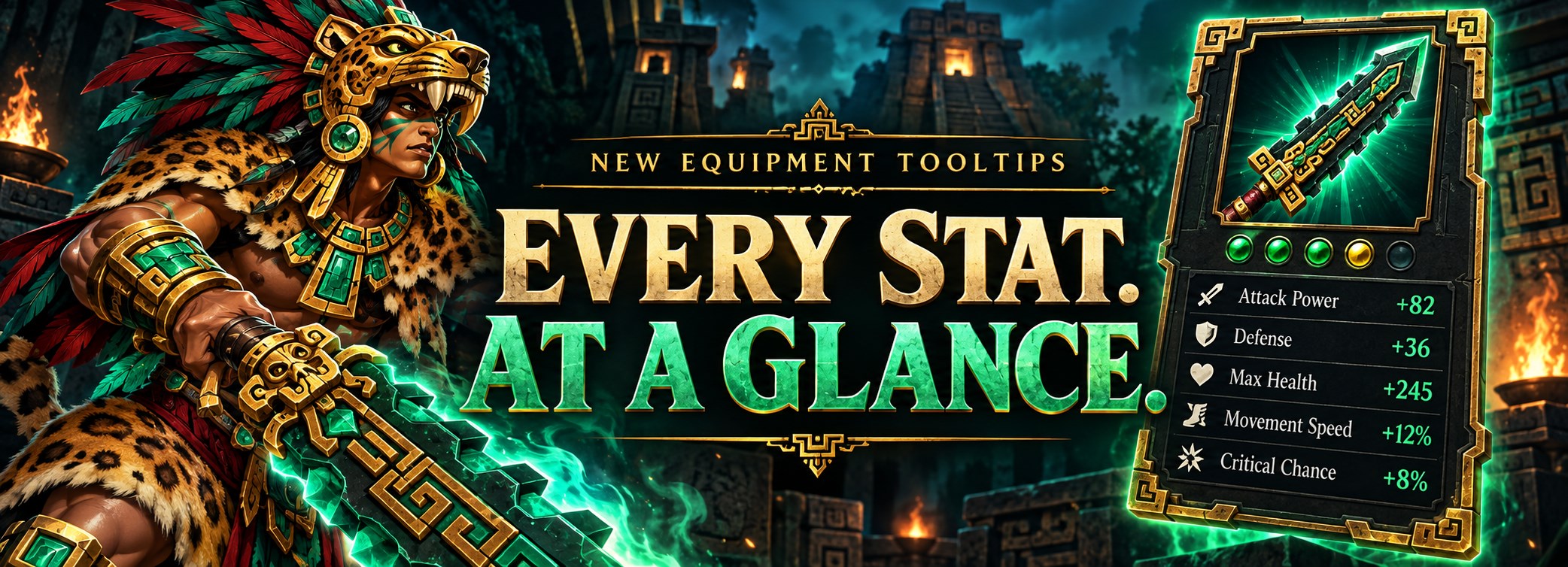 New Equipment Tooltips